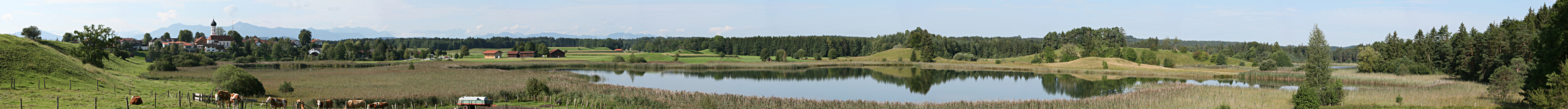 Panorama Iffeldorf und Osterseen